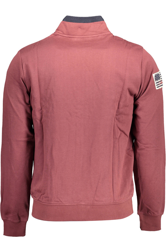 BLUZA US POLO Z ZAMKIEM FIOLETOWA MĘSKA