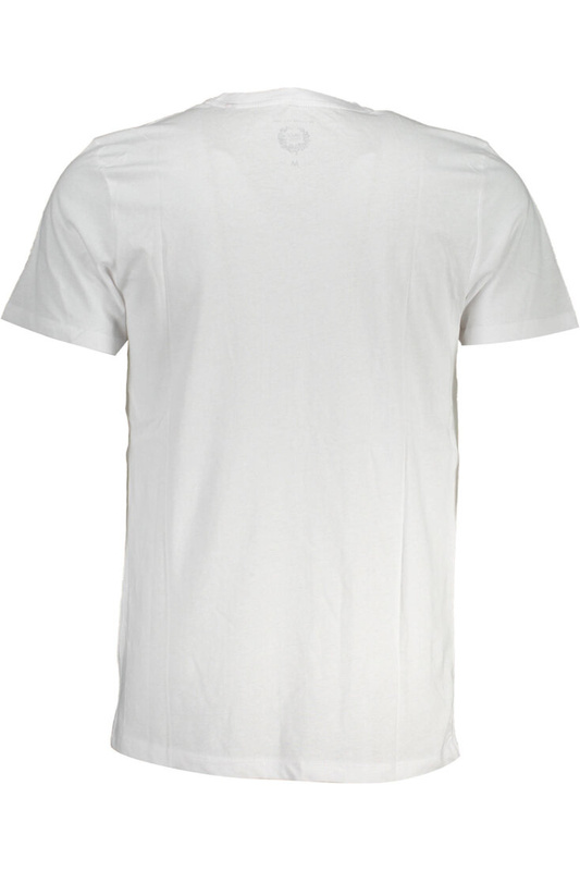GIAN MARCO VENTURI MĘSKI T-SHIRT Z KRÓTKIM RĘKAWEM, BIAŁY