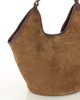 Torebka damska worek hobo bag skóra naturalna - MARCO MAZZINI czarna