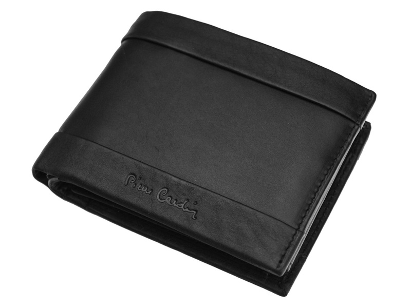 Zgrabny Skórzany męski portfel Pierre Cardin RFID