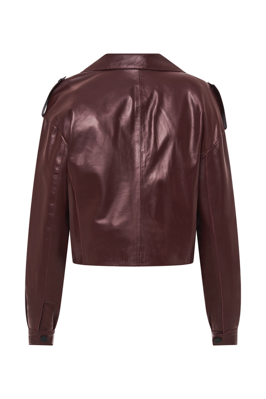 Modna Skórzana kurtka damska ramoneska stylowa Bukowski