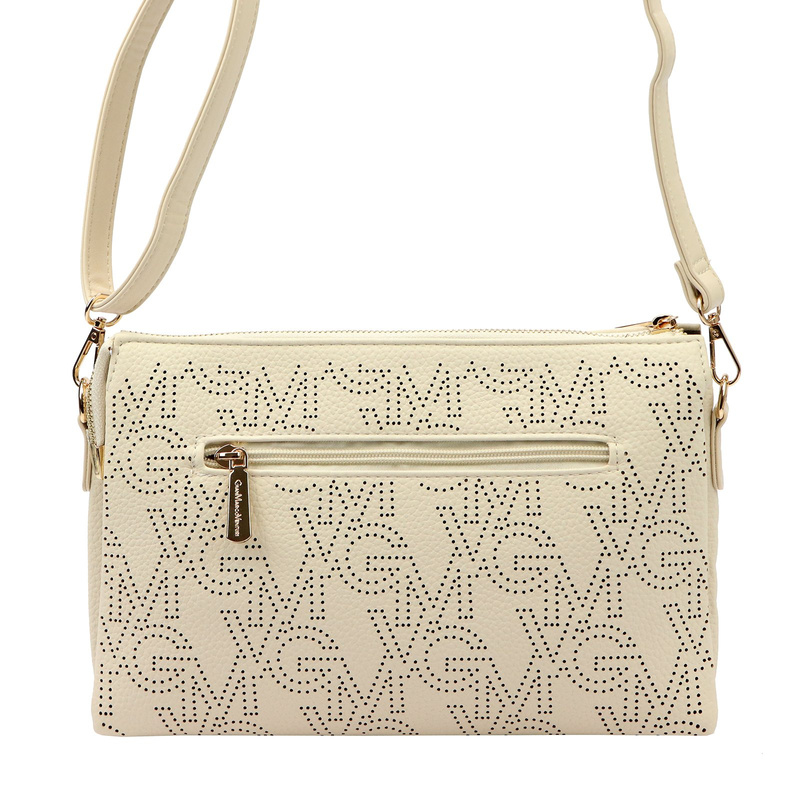 Gian Marco Venturi Listonoszka Na Ramię Damska Mała Skóra Eko Organizer