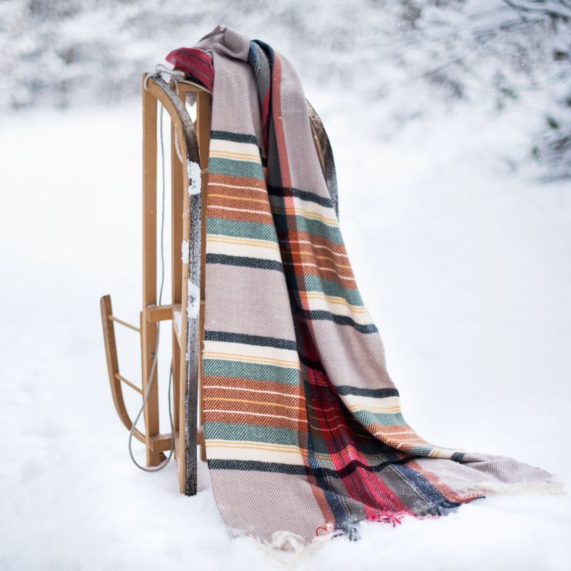 Szal Róża W Gradiencie