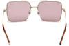 Okulary WEB EYEWEAR WE0210-28Y. Okulary przeciwsłoneczne, Kolor złoty. Kobieta.