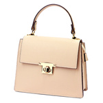 Skórzany damski kuferek listonoszka z paskiem torebka do ręki Luka