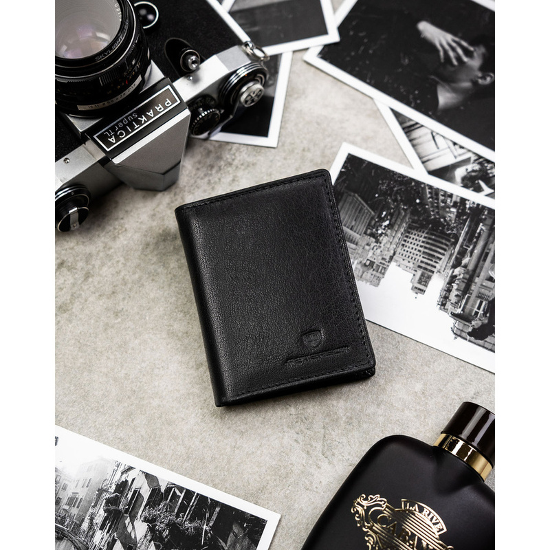 Skórzany męski portfel Peterson PTN RM-12-BUF