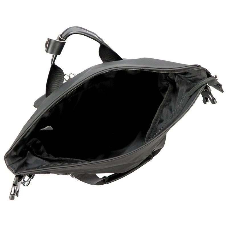 B.Cavalli duży plecak podróżny do pracy z kieszeniami zamykany na suwak