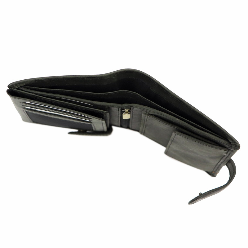 Nordee portfel męski skóra naturalna duży pionowy rozbudowany na zatrzask