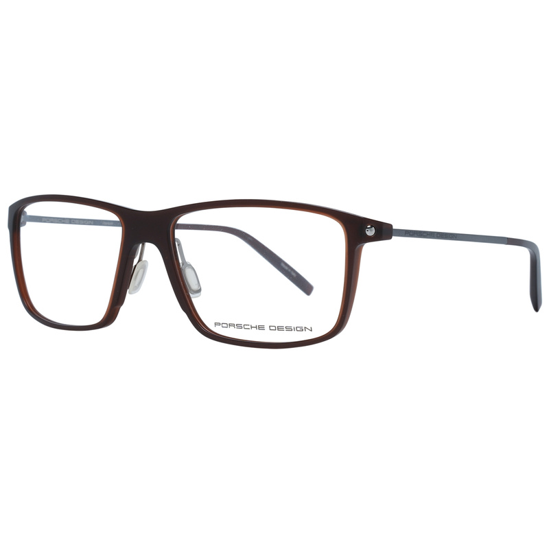 Okulary PORSCHE DESIGN P8336-56E. EYEGLASSES, Kolor brązowy. Mężczyzna.