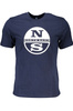 NIEBIESKI T-SHIRT M�SKI Z KR�TKIM R�KAWEM NORTH SAILS