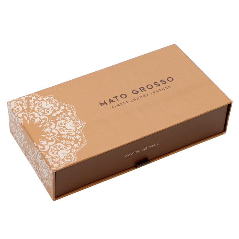 Mato Grosso podłużny damski portfel skóra naturalna portmonetka RFID