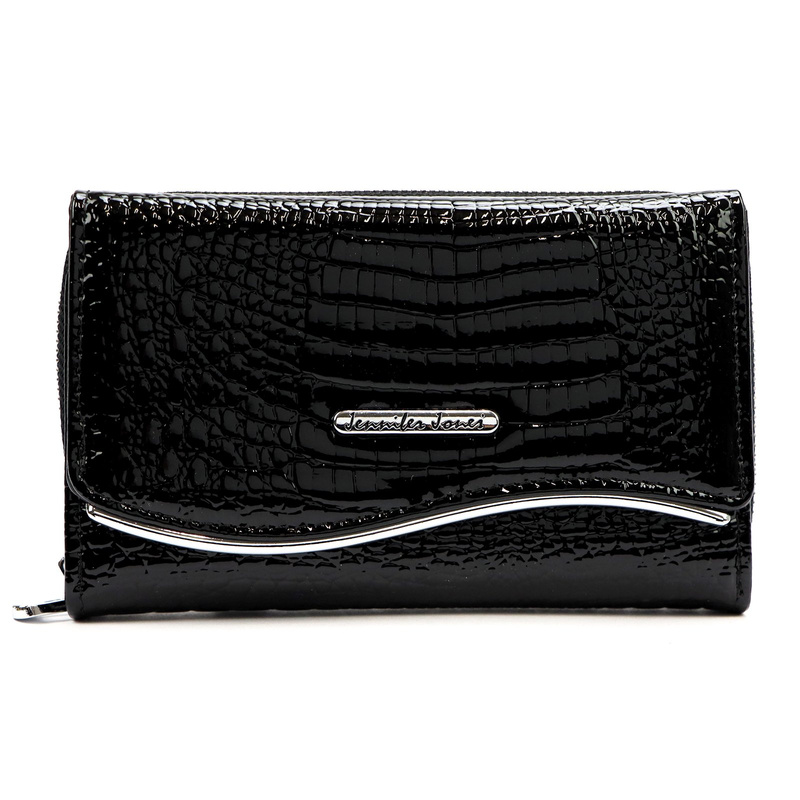 Jennifer Jones damski portfel skórzany wzór skóra krokodyla portmonetka