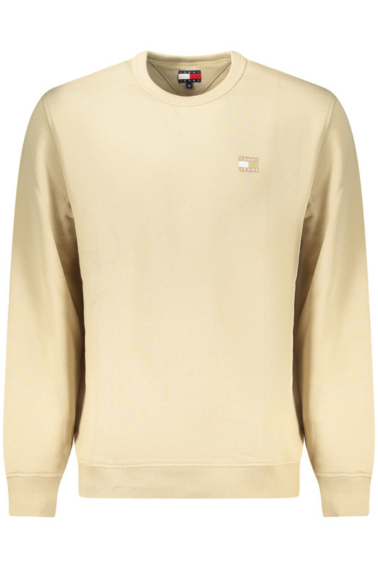 MĘSKA BLUZA Z ROZPINANYM NA ZAMEK TOMMY HILFIGER, BEŻOWA