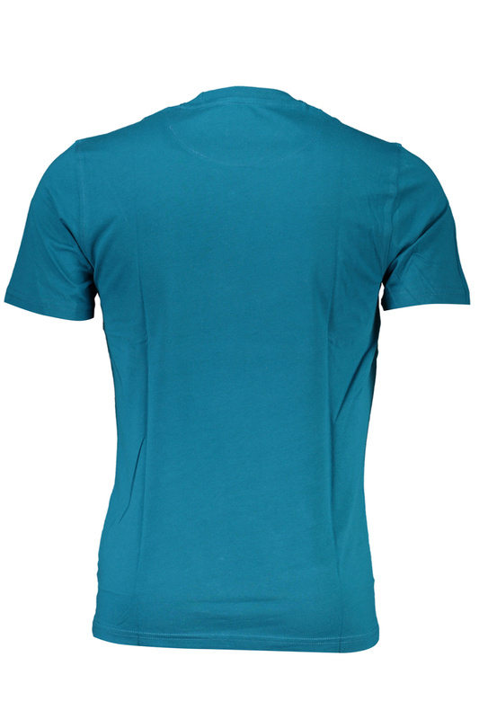 NIEBIESKI T-SHIRT MĘSKI Z KRÓTKIM RĘKAWEM HARMONT &amp; BLAINE