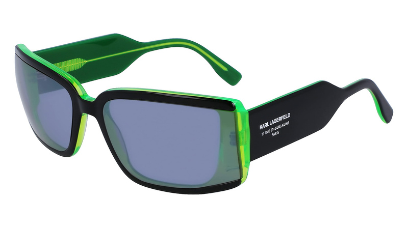 Okulary KARL LAGERFELD KL6106S-11. Okulary przeciwsłoneczne, Kolor czarny. Unisex.