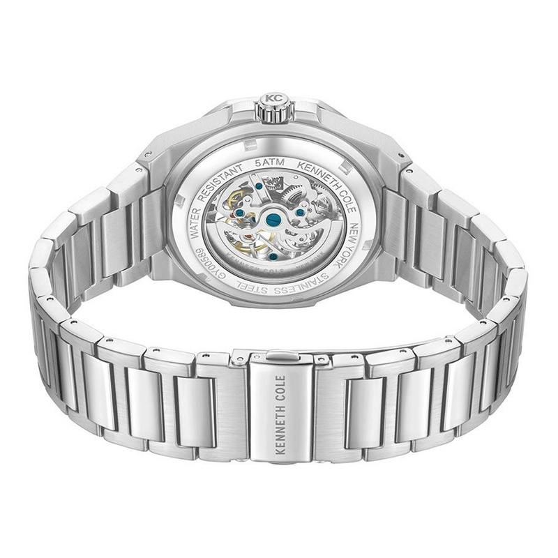 Zegarek KENNETH COLE KCWGY0058901. Automatyczny, Kolor niebieski. Mężczyzna.
