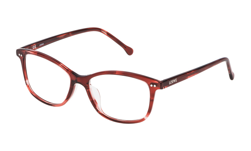 Okulary LOEWE VLW9575201GJ. Okulary, Kolor czerwony havana. Unisex.