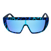 Okulary ITALIA INDEPENDENT 0912-ZEF-022. Okulary przeciwsłoneczne, Kolor niebieski. Unisex.