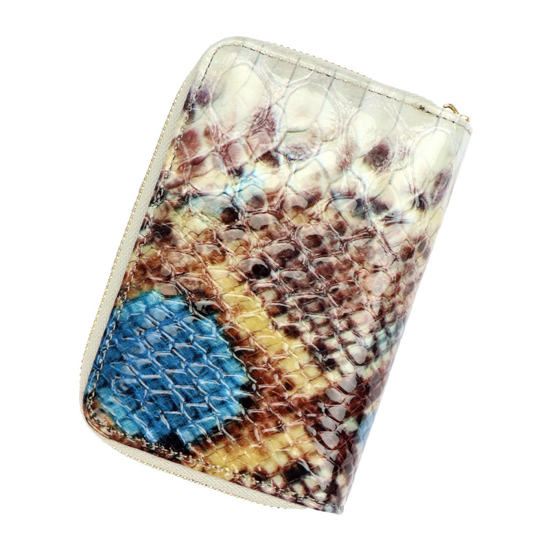 PATRIZIA damski portfel skóra naturalna pionowa portmonetka system RFID