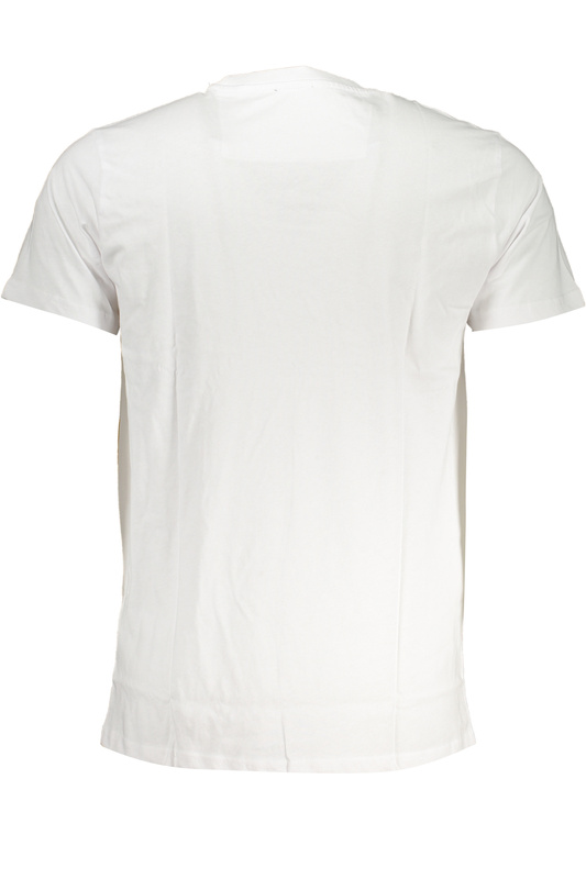 T-SHIRT MĘSKI Z KRÓTKIM RĘKAWEM KLASY CAVALLI BIAŁY