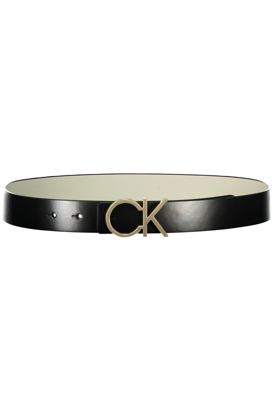 CZARNY SKÓRZANY PASEK CALVIN KLEIN DAMSKI
