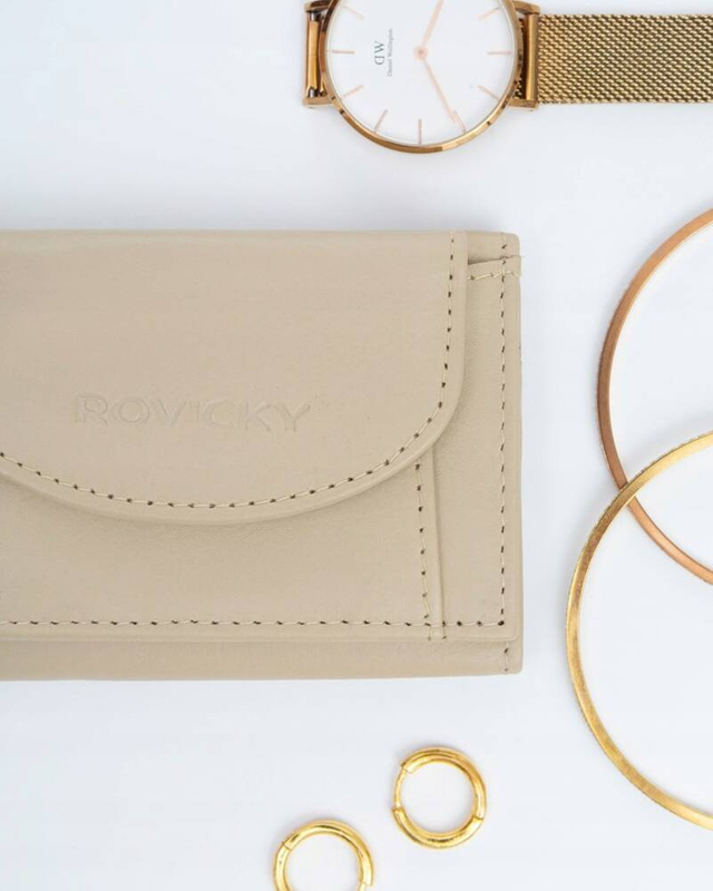 Skórzany męski portfel Rovicky R-21-LFN