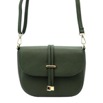 Skórzana stylowa damska listonoszka torebka przez ramię Luka