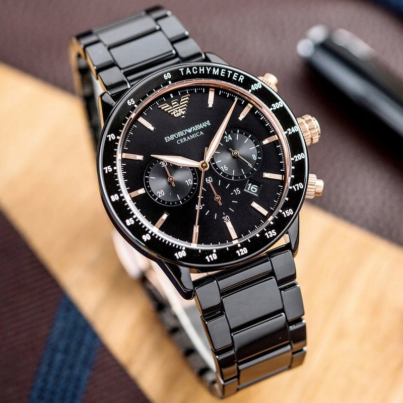 ZEGAREK MĘSKI EMPORIO ARMANI AR11391 - MARIO (zi017e) + BOX