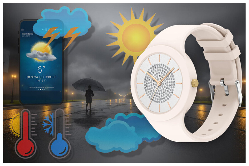 SMARTWATCH DAMSKI GRAVITY GT14-1 - ROZMOWY BLUETOOTH, WŁASNE TARCZE (sg026a)