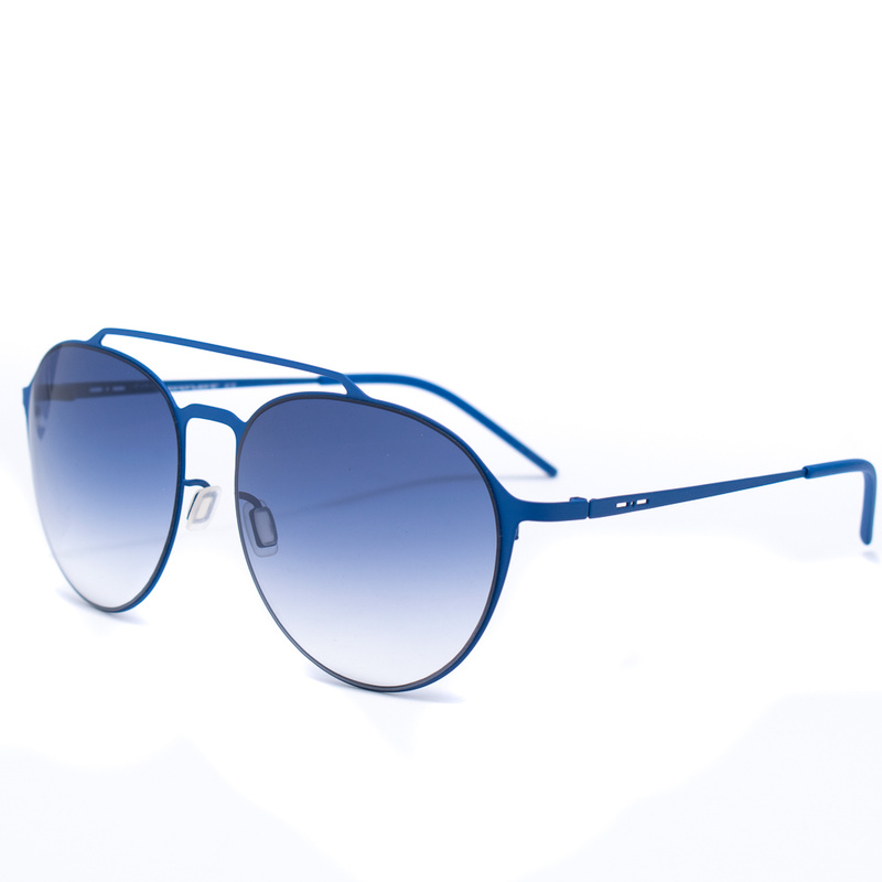 Okulary ITALIA INDEPENDENT 0221-022-000. Okulary przeciwsłoneczne, Kolor niebieski. Kobieta.