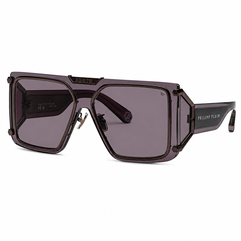 Okulary PHILIPP PLEIN SPP096M990I86. Okulary przeciwsłoneczne, Kolor szary. Mężczyzna.