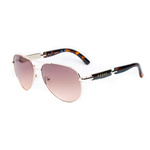 Okulary GUESS GU7295-6032W. Okulary przeciwsłoneczne, Kolor złoty. Kobieta.