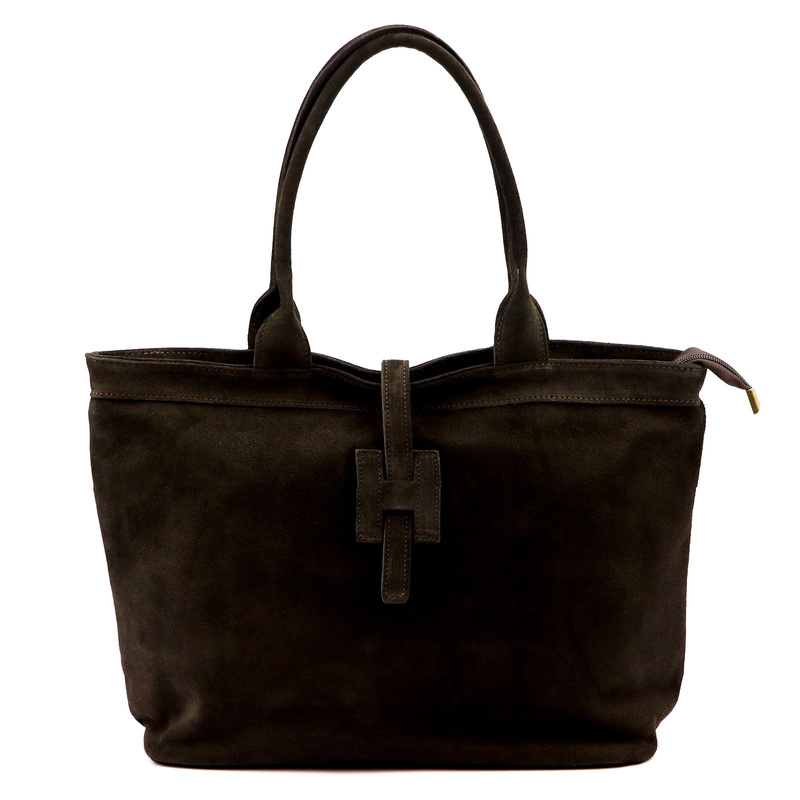 skóra zamsz Damski torebki skórzane Luka 25-007 2w1