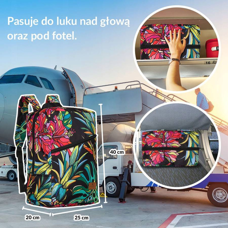 Materiałowy plecak męski Peterson PTN PLEC-04