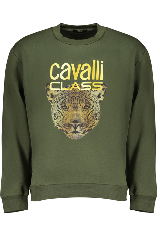 ZIELONA BLUZA MĘSKA BEZ ZAMKA, KLASY CAVALLI