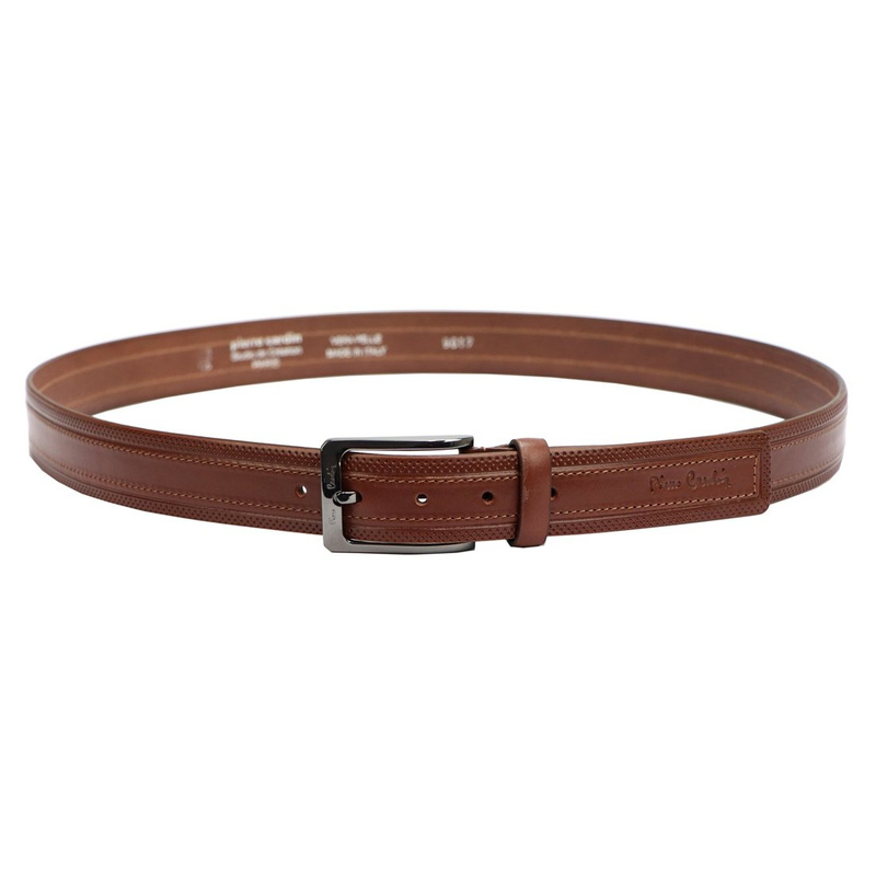 męski pasek z prawdziwej skóry Pierre Cardin GF 9017