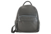 Plecak skórzany damski CASUAL - Szary ciemny