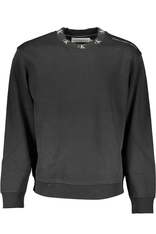 BLUZA CALVIN KLEIN BEZ ZAMKA CZARNA MĘSKA