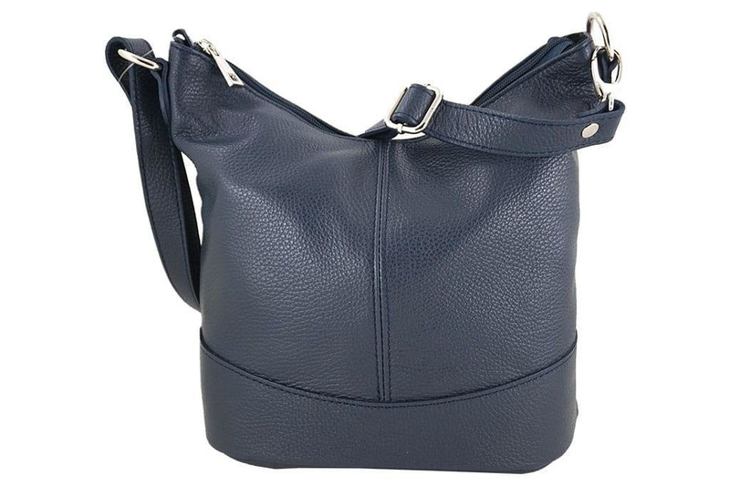 Modna torebka włoska skórzana - Brązowa jasna