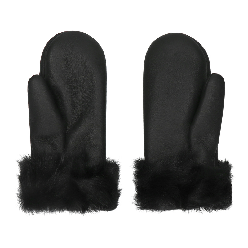 Rękawiczki damskie skórzane z jednym palcem