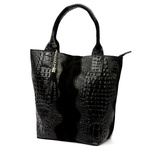 Damska torebka ze skóry naturalnej Luka 26-026 CROCO