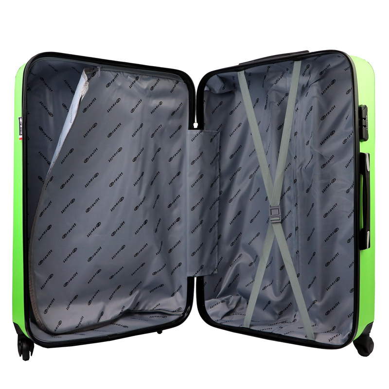 Gravitt zestaw 3 walizek podróżnych na kółkach materiał ABS zamek na kod