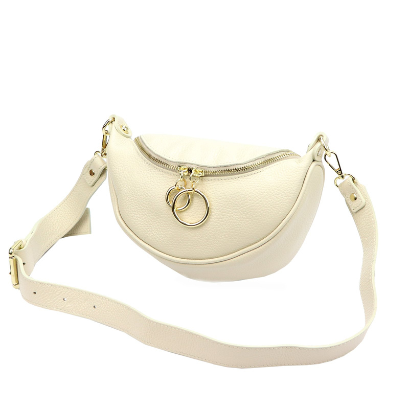 Vera Pelle damska listonoszka skóra naturalna torebka przez ramię miejska