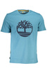NIEBIESKI T-SHIRT MĘSKI Z KRÓTKIM RĘKAWEM TIMBERLAND