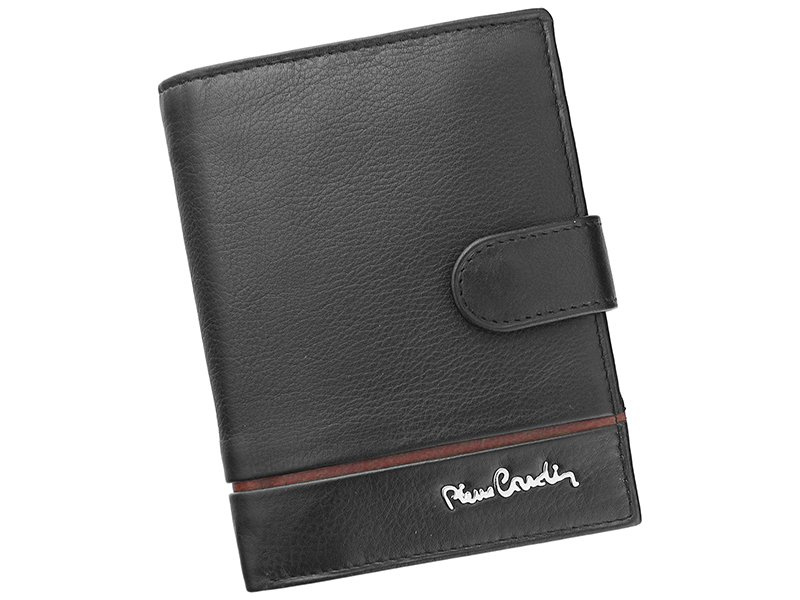 Rozbudowany Skórzany męski portfel Pierre Cardin