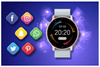 SMARTWATCH UNISEX GRAVITY GT1-9 - PULSOMETR, WŁASNE TARCZE (sg015i)