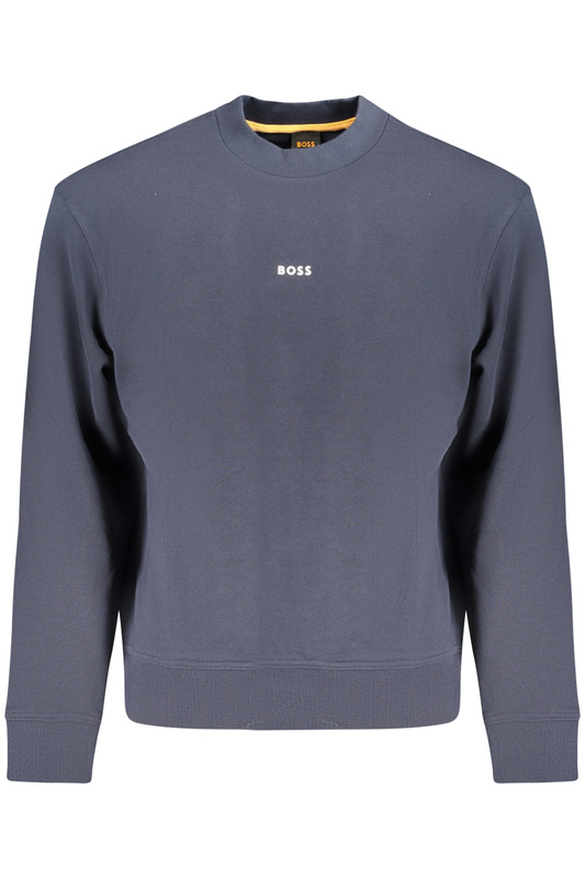 HUGO BOSS MĘSKA NIEBIESKA BLUZA Z ROZPINANYM NA ZAMEK