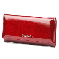 Duża Lakierowana portmonetka damska Pierre Cardin