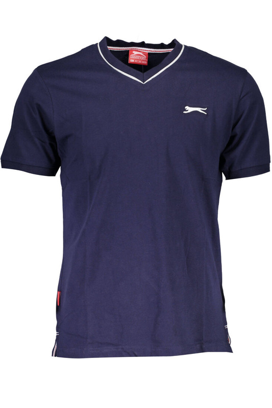 SLAZENGER T-SHIRT Z KRÓTKIM RĘKAWEM MĘSKI NIEBIESKI