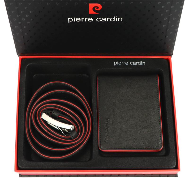 Zestaw portfel i pasek do spodni Pierre Cardin
